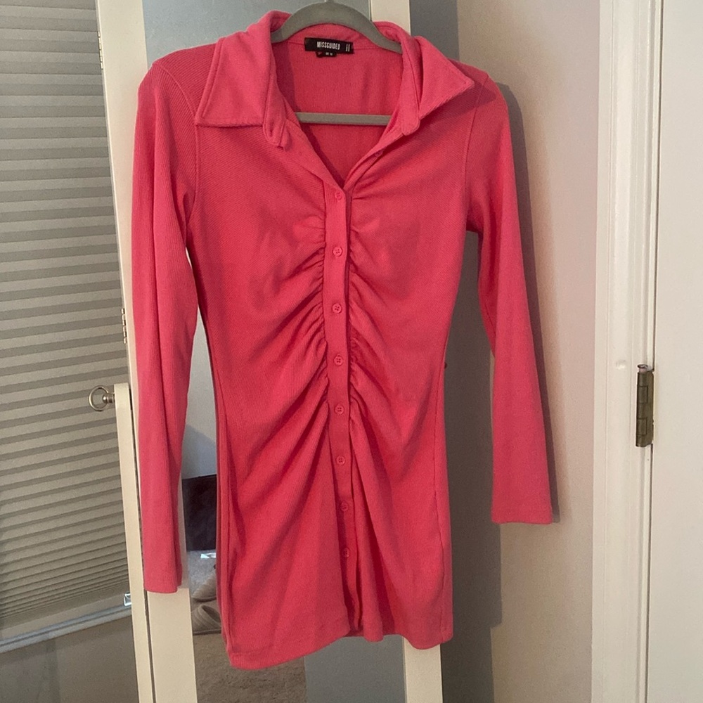 Pink Missguided Dress